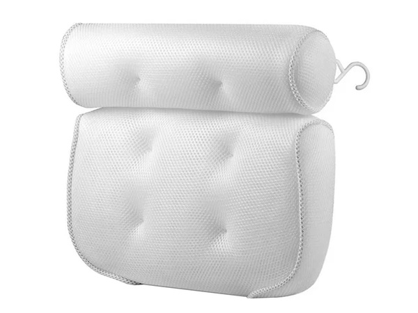 Coussin de bain avec ventouses appui-tête home spa crochet doux