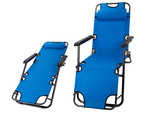 Silla de playa plegable gravedad cero 2en1 silla turística