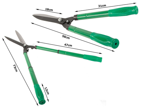 Garden hand shears for shrub hedges telescopic pruning shears