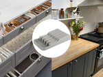 Knife drawer organiser 9 compartments insert