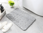 Bathroom mat soft absorbent anti-slip large 80x50 for shower