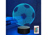 3d rezultātā futbola nakts gaismas krāsas + tālvadības pults