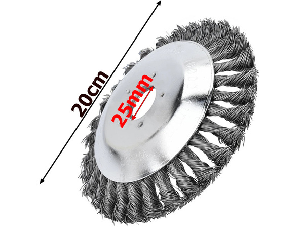 Sprotting brush for sprinkling mows 200mm head for druciak driller