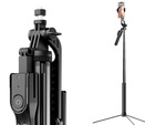 Palo para selfie soporte para teléfono trípode mando a distancia bluetooth 178 cm