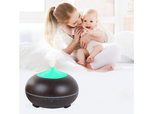 Humidificador aromaterapia aroma difusor interruptor horario rgb