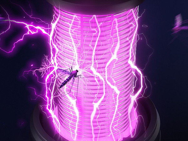 Repelente de mosquitos uv led recargable colgante lámpara de insectos 2 modos con luz