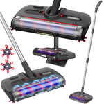 Cordless handheld vacuum cleaner with 360° rotating electric brush kaśka