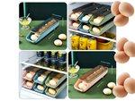 Contenedor caja de huevos organizador frigorífico bandeja de huevos