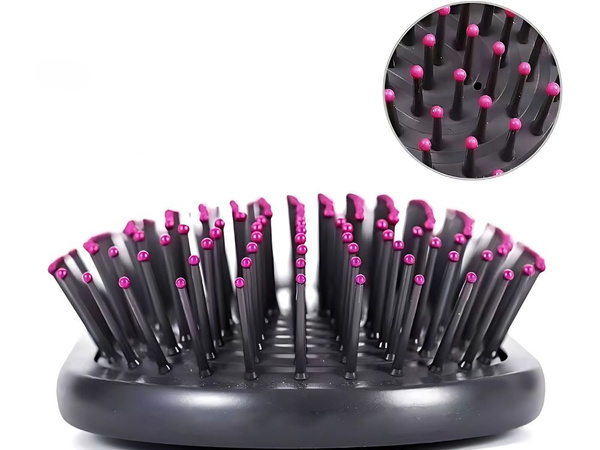 Massaging hair brush for detangling head massage + comb