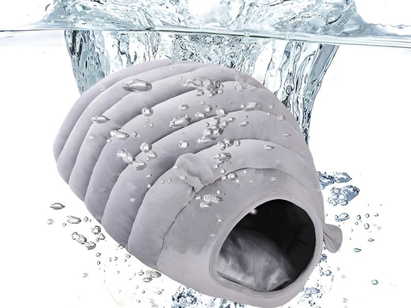 Lit en peluche cocon pour chien chat oreiller doux literie fluffy