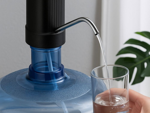 Water pump dispenser for cylinders wireless electric dispenser
