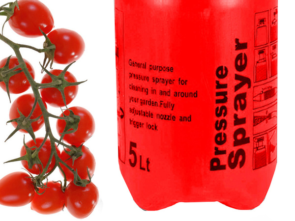 Pulverizador a presión jardín pulverizador manual lanza larga 5l correa