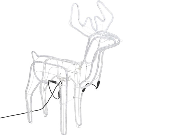 Svetleči severni jelen 216 vodil božično dekoracijo s premikajočo se glavo velikega vrta