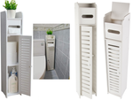 Estante organizador de papel para armario de baño