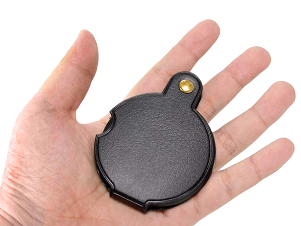 Zložljiva žepna lupa majhen mini primer