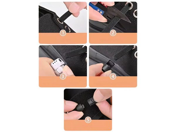 Nicht bindende elastische schuhe grummy lines 100 cm