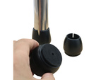 Capuchons de pieds de chaise feutre 12-16mm noir 16pcs