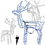 Svetleči severni jelen 216 vodil božično dekoracijo s premikajočo se glavo velikega vrta