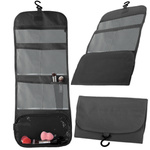 Neceser plegable organizador de baño colgante con percha