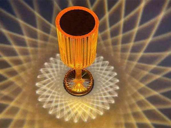 Lampă de masă a condus cristal rgb usb telecomandă