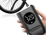 Batériové čerpadlo pre bicykel auto elektrický kompresor 10 bar lcd