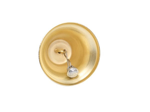 Sveti zvon kovinski zlati okras