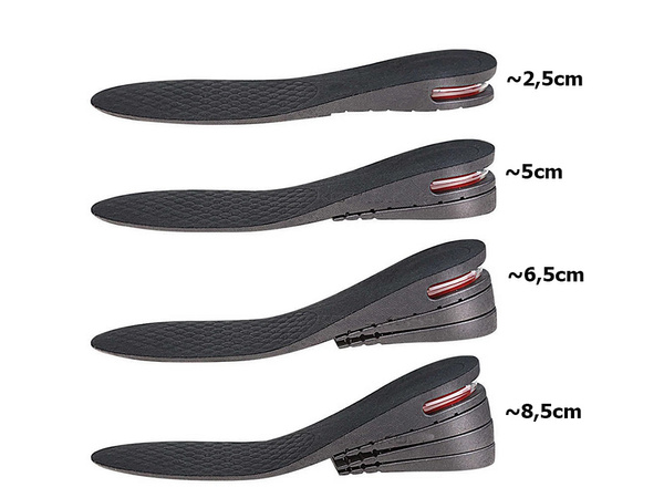 Semelles pour chaussures à hauteur réglable tailles 35 - 42 talons