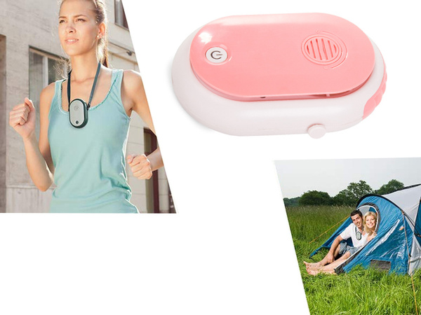 Závesný aromaterapeutický ventilátor na krk
