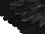 Pene aripi de înger negru basm costum cosplay halloween deghizare