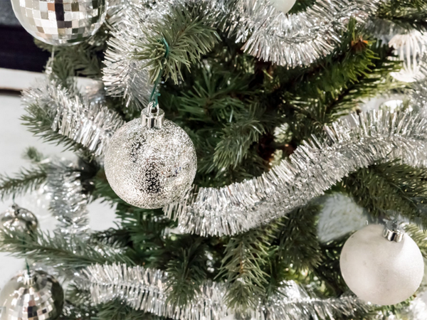 Vianočná reťaz christmas chandler 2 m strieborná reťaz