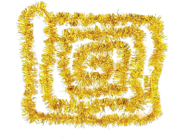 Chandler de navidad 6m cadena dorada