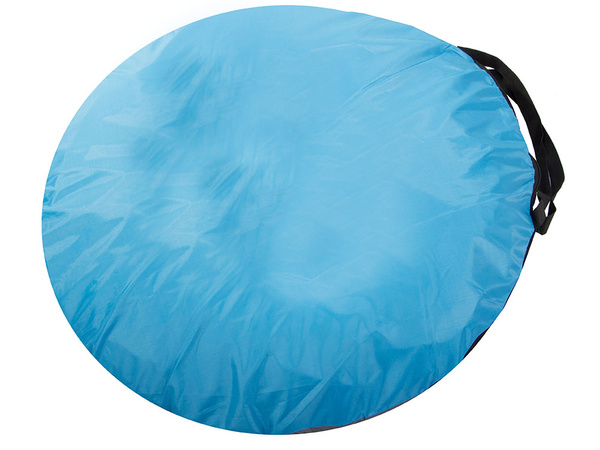 Beach tent pop-up uv lockable self-folding blue large