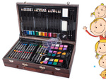 Art set for painting case wood 143