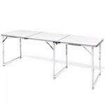 Masă de călătorie pliabilă camping masă de grădină mare 180x60 valiză