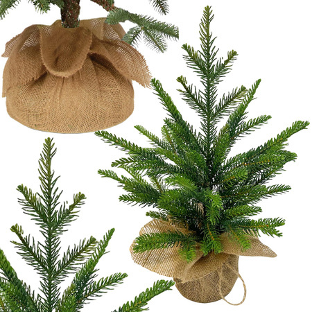 Mākslīgā ziemassvētku eglīte maza 50cm dekoratīvais koks galda galdam