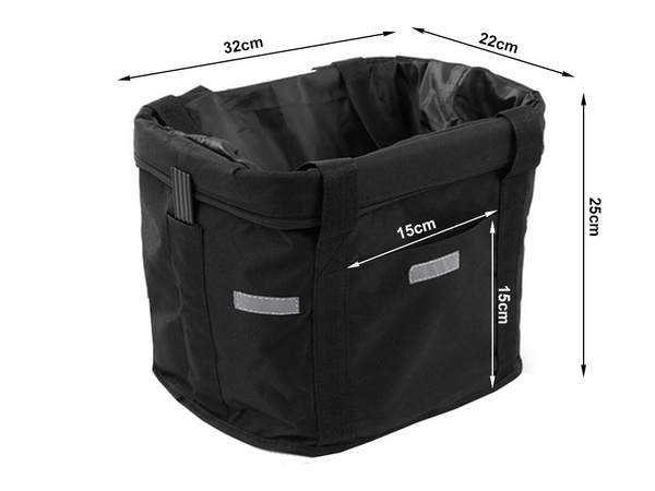 Coș mare pentru biciclete coș metalic pentru biciclete faceți clic pe ghidon spațios