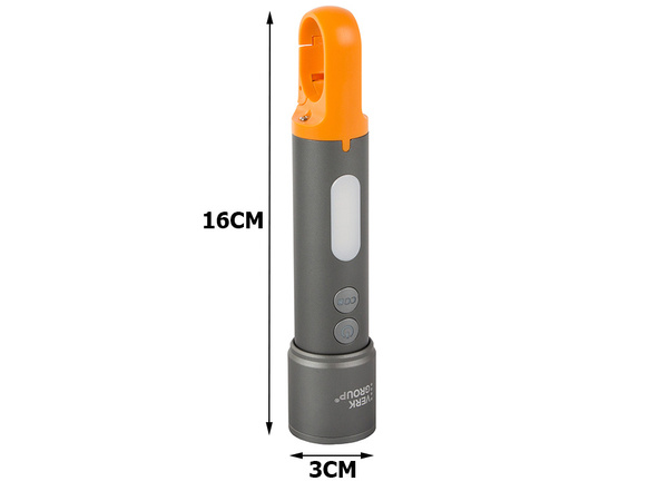Linterna táctica militar zoom coba tg cob usb