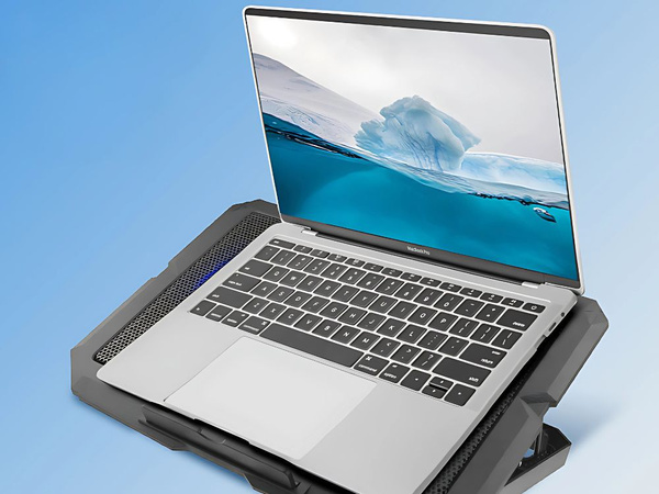 Laptop cooling pad led adjustable with usb port