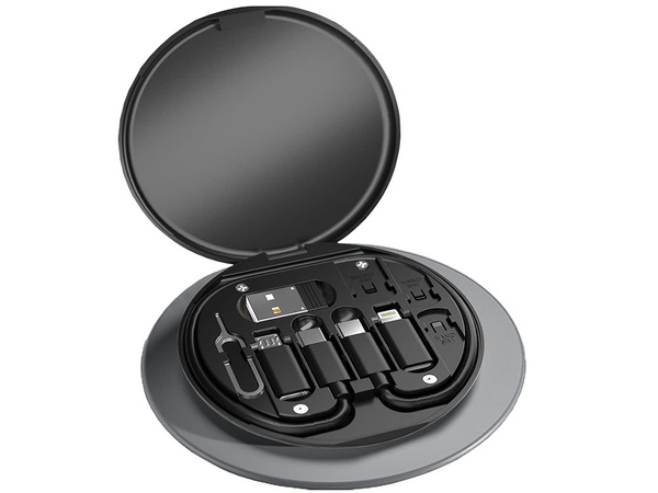 Adapterio rinkinys usb kabelis c tipo 4in1 mikro apšvietimas 60w