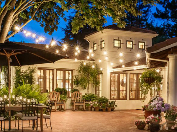 Садовая гирлянда световая цепь 20 светодиодов