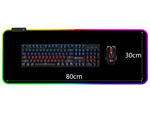 Tapis de souris gaming rétro-éclairé led xxl