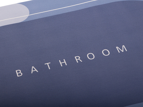 Kúpeľňová rohožka rýchloschnúca absorpčná protišmyková kúpeľňová rohožka wc