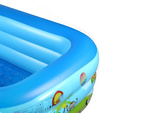 Piscina hinchable grande rectangular jardín familiar piscina hinchable para niños