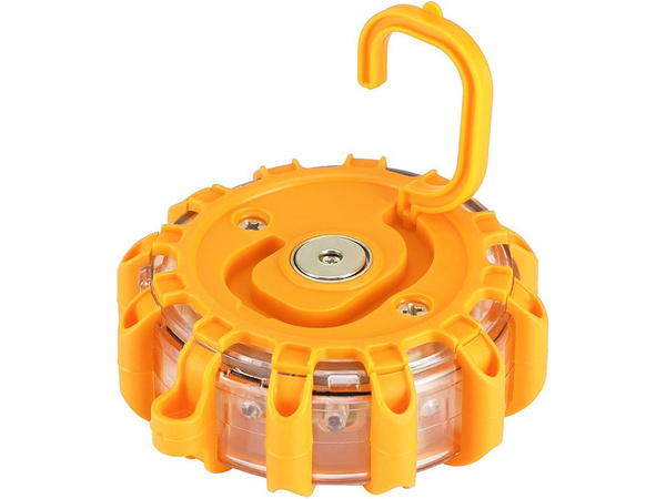 Mocna lampa lampa ostrzewacza 360 led błyskowa kogut flara mocny magnes