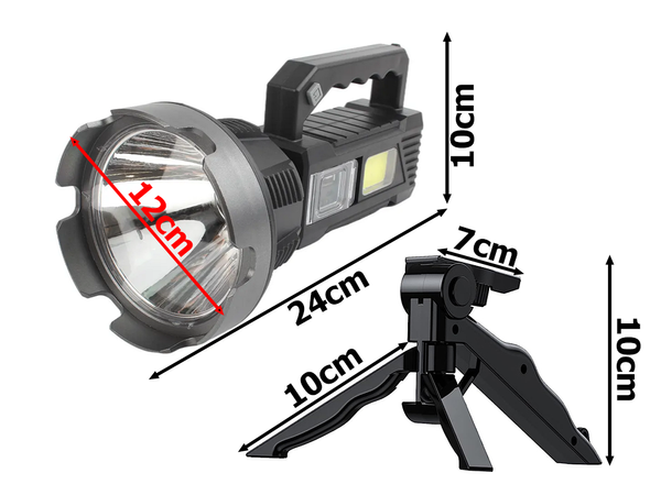 Taschenlampe suchscheinwerfer stativ cree led xhp50 cob