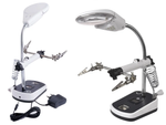 Alicates de tercera mano 10x 3,5x 5 led para soldar