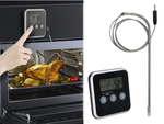 Digitální teploměr s termosondou pro pečení masa časovač udírny lcd alarm