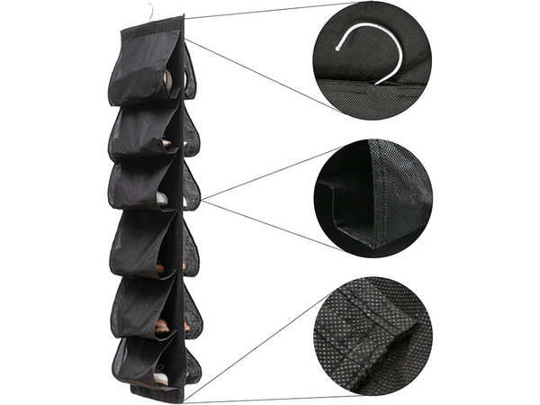 Organizér na topánky do šatníka závesný stojan na topánky 12 párov