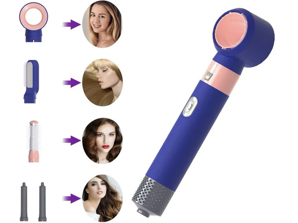 Hair dryer hair care set 5-in-1 interchangeable attachments hair