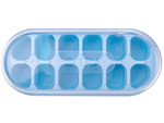 Ice cuber 12 kubusov ledu pladenj z veko silikonsko dno pladenji za led